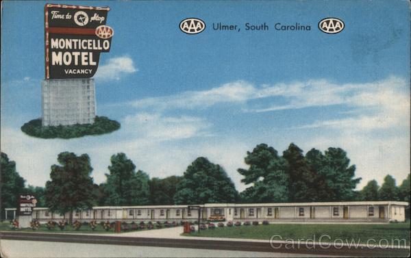 Monticello Motel Ulmer South Carolina