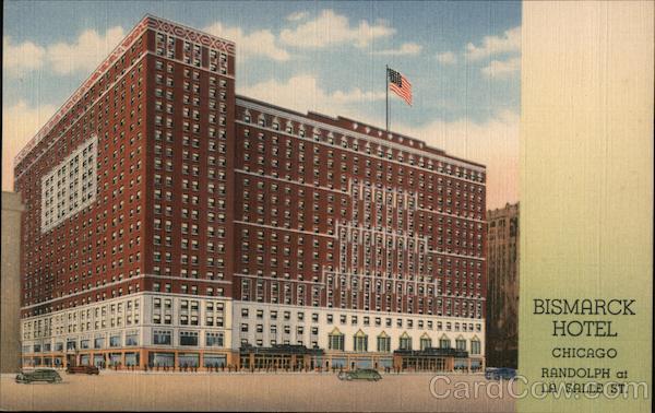 Bismarck Hotel Chicago Illinois