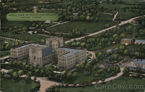 Aerial View of Marymount College Salina Kansas