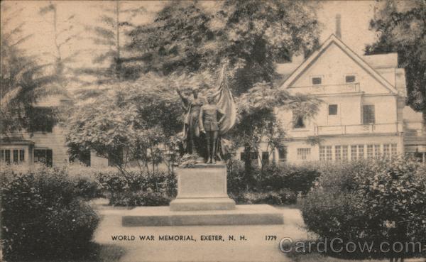 World War Memorial Exeter New Hampshire