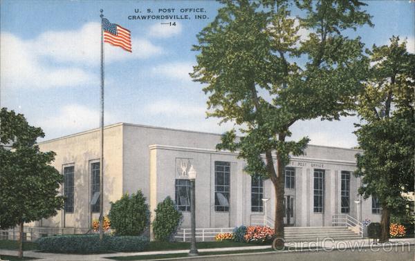 U. S. Post Office Crawfordsville Indiana