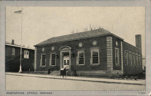 Postoffice Attica Indiana