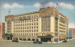 Hotel Indiana Postcard