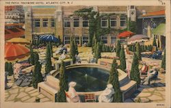 The Patio, Traymore Hotel Postcard