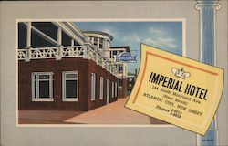 Imperial Hotel Atlantic City, NJ Postcard Postcard Postcard