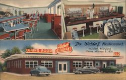 The Waldorf Restaurant Maryland Postcard Postcard Postcard