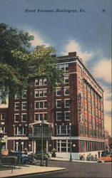 Hotel Vermont Burlington, VT Postcard Postcard Postcard