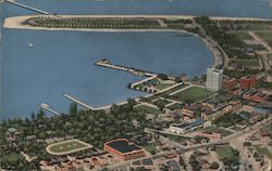 Aerial View Postcard