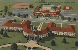 The Infantry School Building and Officers' Club Fort Benning, GA Postcard Postcard Postcard