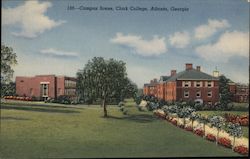 Campus Scene, Clark College Atlanta, GA Postcard Postcard Postcard