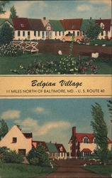 Belgian Village Postcard