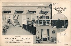 The Lobby Buckhalt Hotel Postcard