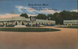 King George Motel Postcard