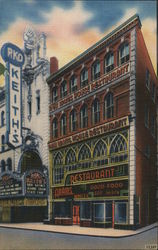 Adams House Restaurant Postcard