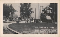 Kit Carson Motel Postcard