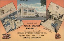 The Lotus Room - Home of John S. Stewart VFW Denver, CO Postcard Postcard Postcard