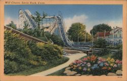 Mill Chutes, A Popular Ride with Pleasure Seekers Postcard