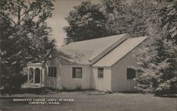 Bowditch Lodge, Univ. of Mass. Postcard