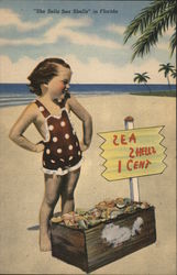 "She Sells Sea Shells" Postcard