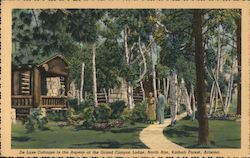 Cottages in the Aspens at the Grand Canyon Lodge, Kaibab Forest North Rim, AZ Postcard Postcard Postcard