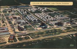 Cit-Con Oil Refinery Postcard