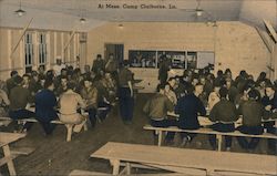 At Mess, Camp Claiborne Forest Hill, LA Postcard Postcard Postcard