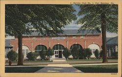 Service Club No. 1 Fort Benning, GA Postcard Postcard Postcard