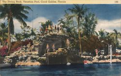 The Diving Rock, Venetian Pool Postcard