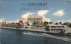 The Diplomat Hotel and Country Club Hollywood, FL Postcard Postcard Postcard