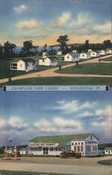 Champlain Park Cabins Burlington, VT Postcard Postcard Postcard