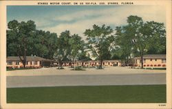 Starke Motor Court Florida Postcard Postcard Postcard