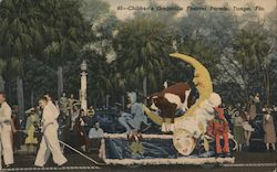 Children's Gasparilla Pirate Festival Parade Tampa, FL Postcard Postcard Postcard