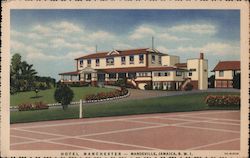Hotel Manchester, British West Indies Postcard