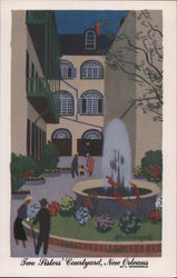Two Sisters' Courtyard Postcard
