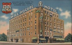 Hotel Will Rogers Claremore, OK Postcard Postcard Postcard