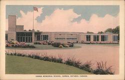 Hanna Memorial School Postcard