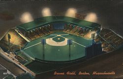 Braves Field Postcard