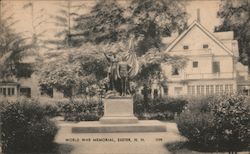 World War Memorial Exeter, NH Postcard Postcard Postcard