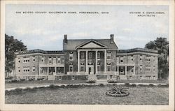 Scioto County Childrens' Home Postcard