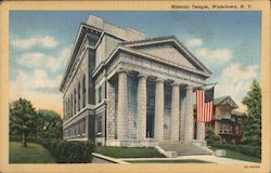 Masonic Temple Postcard