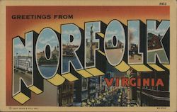 Greetings from Norfolk Virginia Postcard