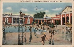 Recreation Unit at Saratoga Spa Postcard