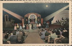 Famous Open Air Amphitheatre, Scaroon Manor Postcard