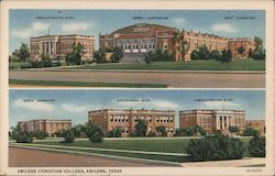 Abilene Christian College Texas Postcard Postcard Postcard