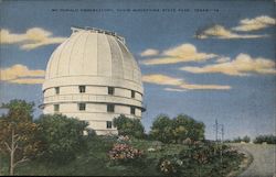 Mc Donald Observatory, Davis Mountains State Park Postcard