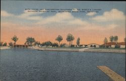 Bath House and Concessions Buildings - Balmorhea State Park Toyahvale, TX Postcard Postcard Postcard