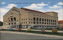 Gregory Gymnasium - Auditorium, University of Texas Postcard