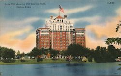 Lake Cliff Showing Cliff Towers Hotel Postcard
