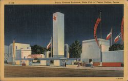 Perry Avenue Entrance, State Fair of Texas Postcard