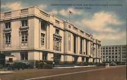 Union Passenger Station and Houston Street Post Office Dallas, TX Postcard Postcard Postcard